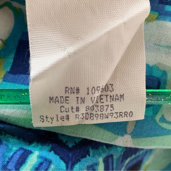 Rabbit Rabbit Rabbit Petite 100% cotton sleeveless dress size 10 - Picture 11 of 15